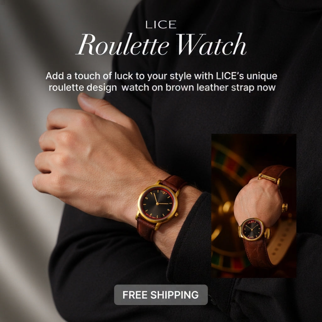 LIGE Roulette Dial Watch