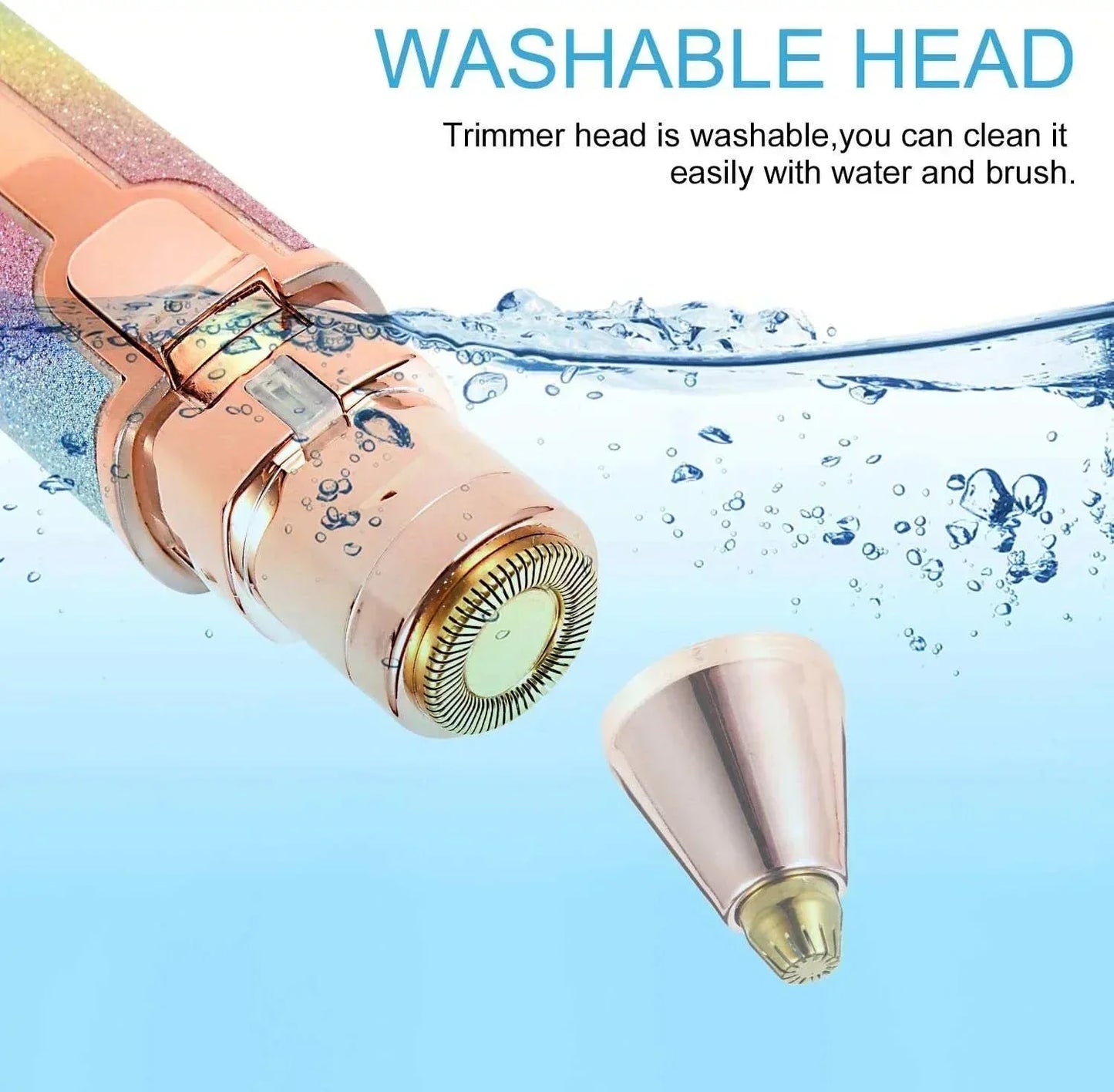 2 In 1 Eyebrow Trimmer & Hair Shaver - souqsaving.com