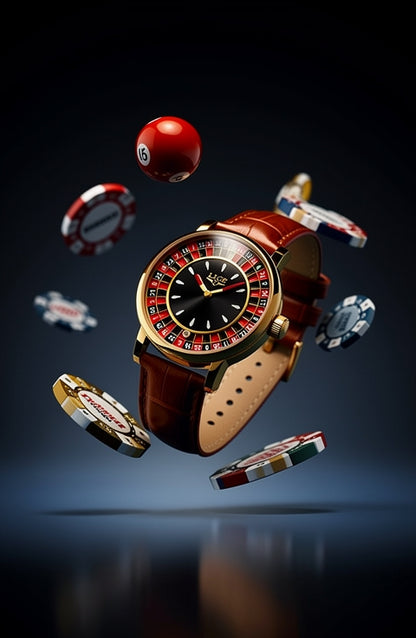 LIGE Roulette Dial Watch